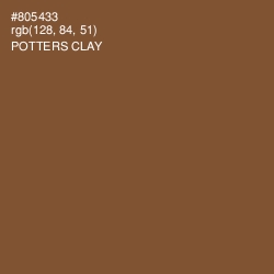 #805433 - Potters Clay Color Image